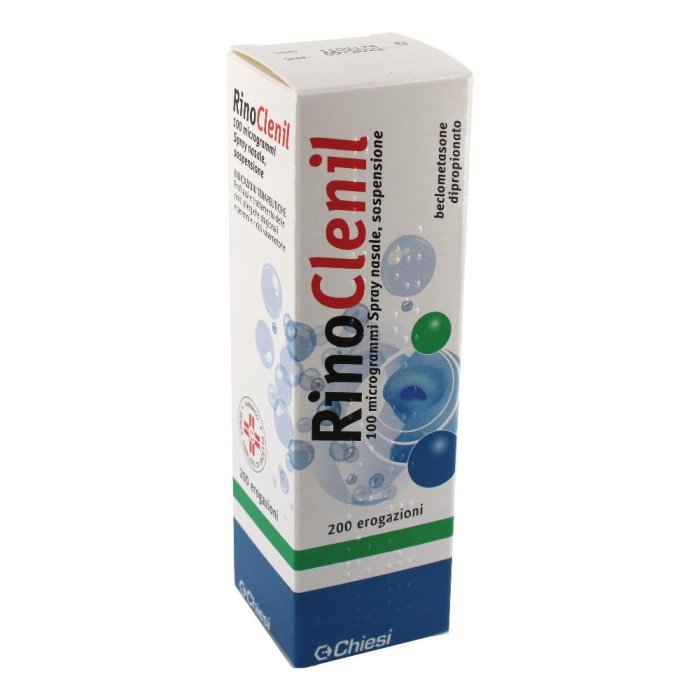 Rinoclenil spray nasale 100 mcg 200 erogazioni - spray cortisonico per rinite allergica