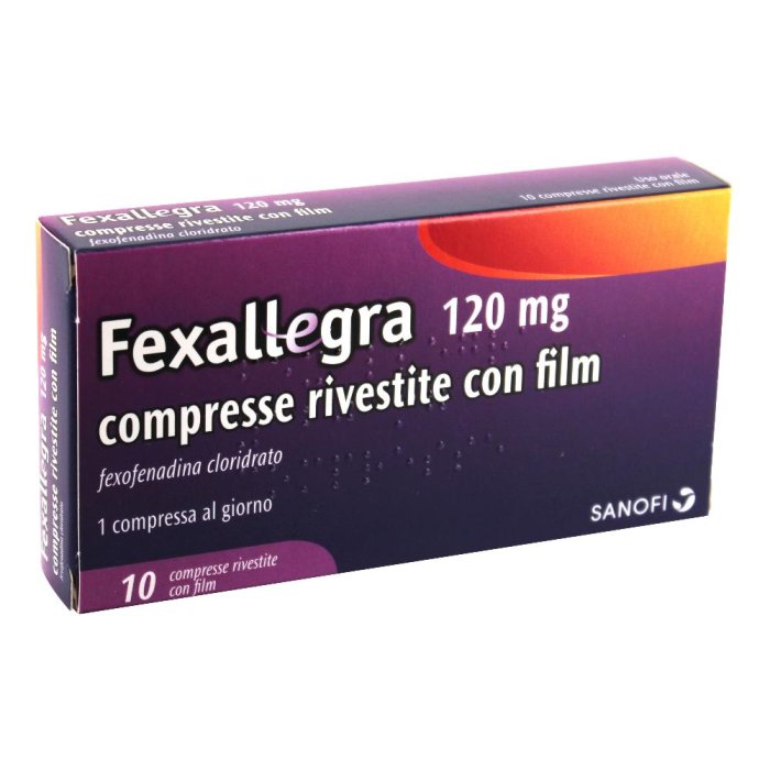 Fexallegra 120 mg 10 compresse rivestite - antistaminico per rinite allergica e orticaria