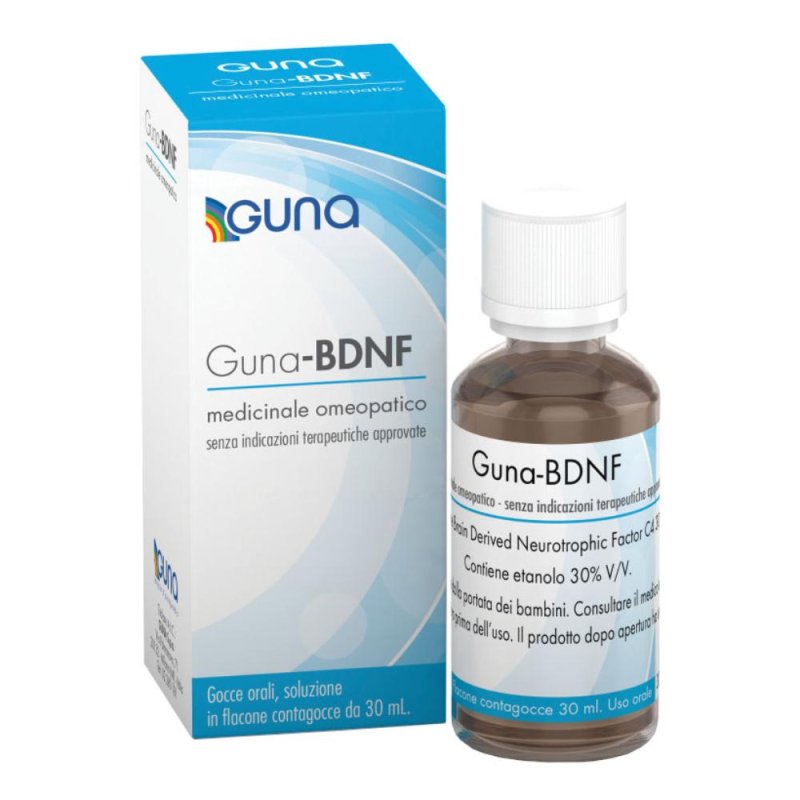 Guna BDNF gocce orali 30 ml – rimedio omeopatico in gocce per il benessere del sistema nervoso e dell’umore