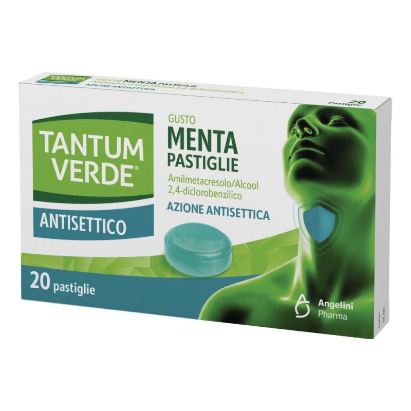  Tantum Verde Antisettico 20 Pastiglie Gusto Menta