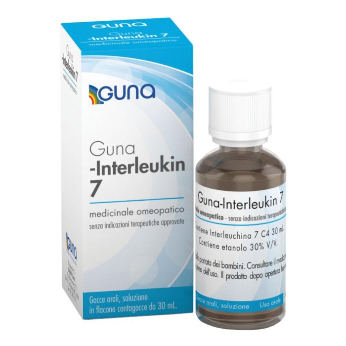 Guna Interleukin 7 4CH Gocce Orali 30 Millilitri – Preparato Omeopatico per il Supporto del Sistema Immunitario
