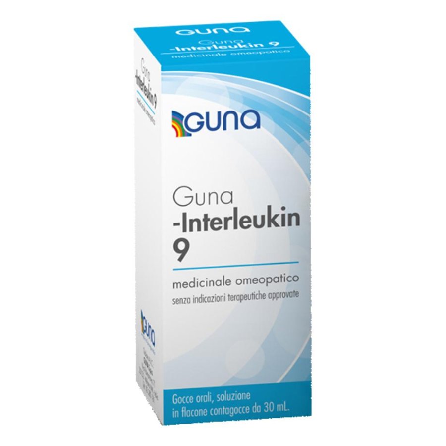 Guna Interleukin 9 medicinale omeopatico in gocce orali diluizione 4 CH flacone da 30 millilitri Guna Interleukin 9 medicinale omeopatico in gocce orali diluizione 4 CH flacone da 30 millilitri