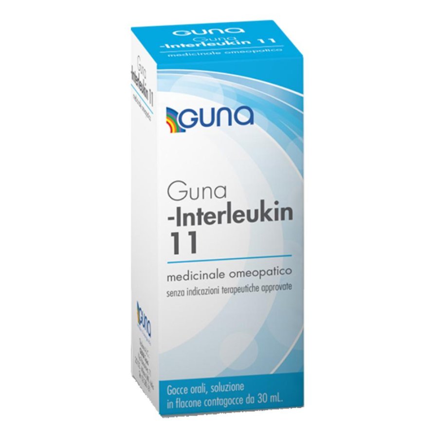 Guna Interleukin 11 Gocce Orali Diluizione 4CH Flacone 30 Millilitri Guna Interleukin 11 Gocce Orali Diluizione 4CH Flacone 30 Millilitri