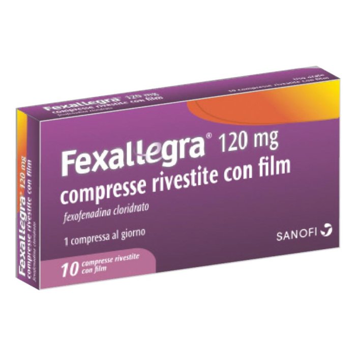 Fexallegra Antistaminico per Allergia Stagionale 120mg 10 Compresse