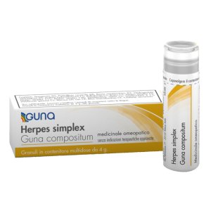 Guna Herpes Simplex rimedio omeopatico 4 g trattamento naturale per herpes labiale e genitale