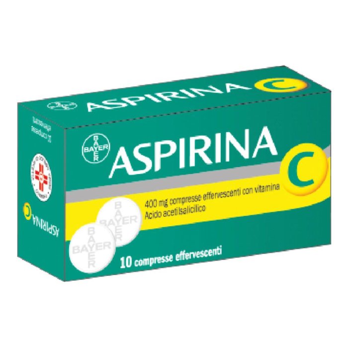 Aspirina C 400mg Febbre Influenza e Raffreddore 10 Compresse Effervescenti