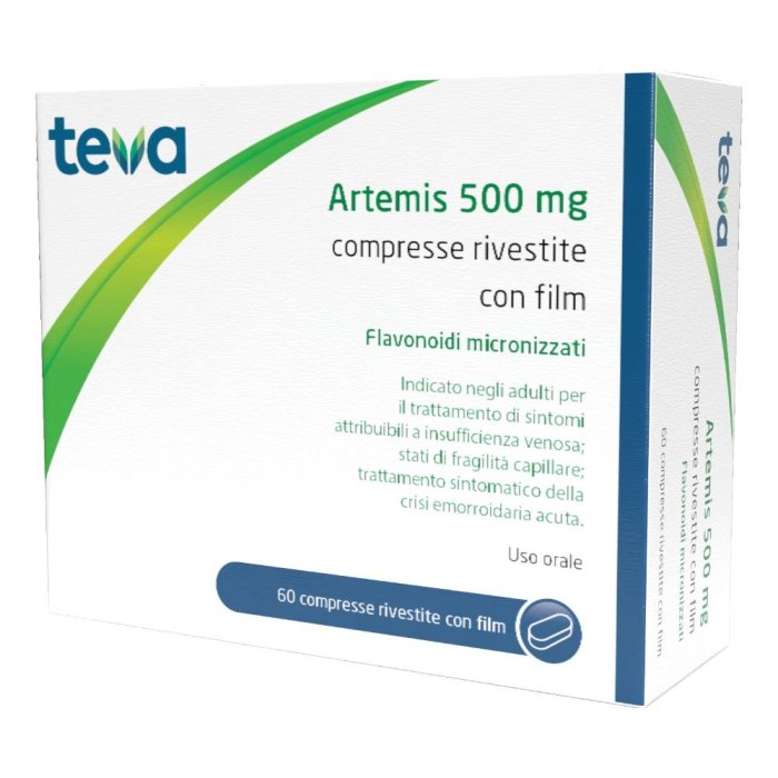 Artemis 500 mg 60 Compresse Integratore Alimentare per il Benessere Globale Global Values The