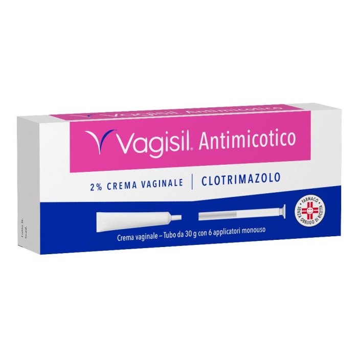 Vagisil 2% antimicotico crema vaginale con 6 applicatori 30 grammi