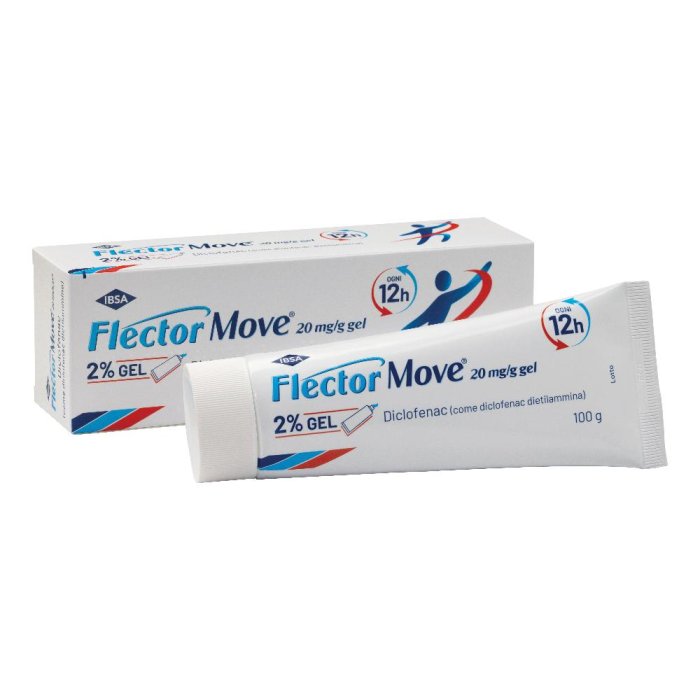  Flector Move Gel 20mg/g Diclofenac Antinfiammatorio Locale, 100g