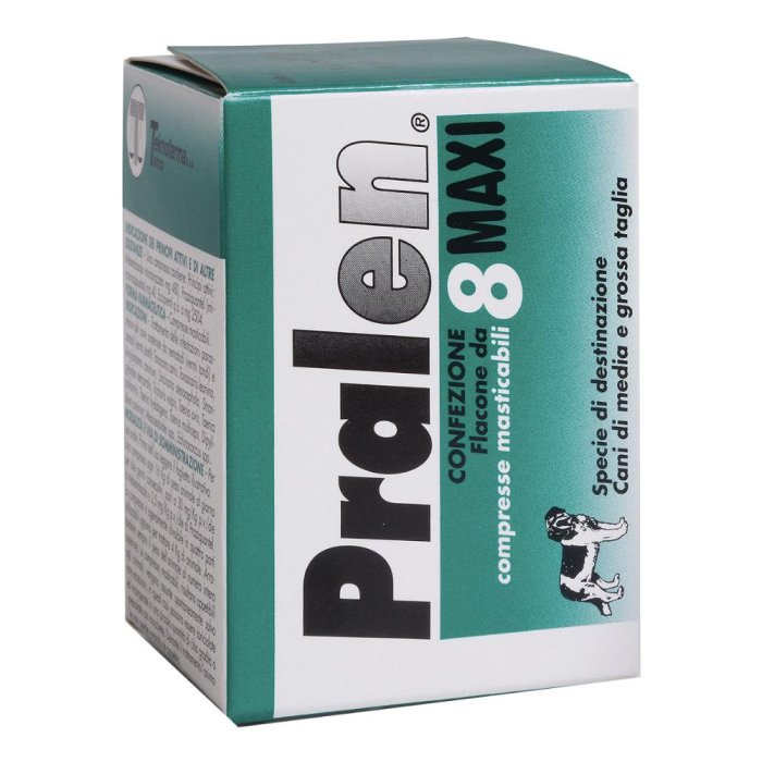 Pralen Maxi 8 compresse vet - antiparassitario interno per cani