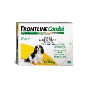 Frontline Spot On Cani 2-10 kg Antiparassitario per Pulci Zecche e Pidocchi – Confezione da 3 Pipette