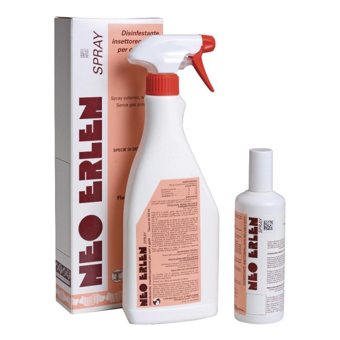 Neoerlen Spray 200 ml – Spray cutaneo igienizzante e lenitivo per la cura della pelle