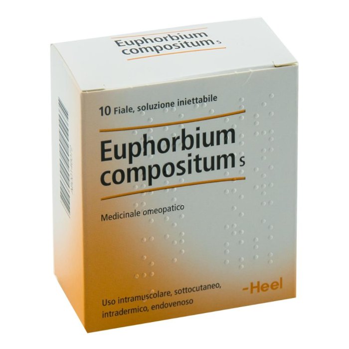 Euphorbium Compositum Heel 10 Fiale da 2,2 ml Rimedio Omeopatico