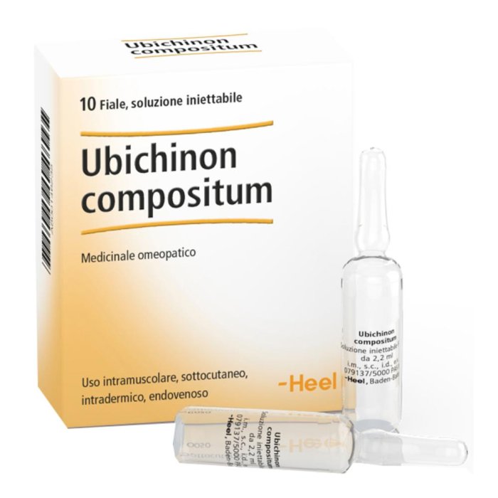 Guna Heel Ubichinon Compositum 10 fiale da 2,2 ml – Rimedio omeopatico in fiale