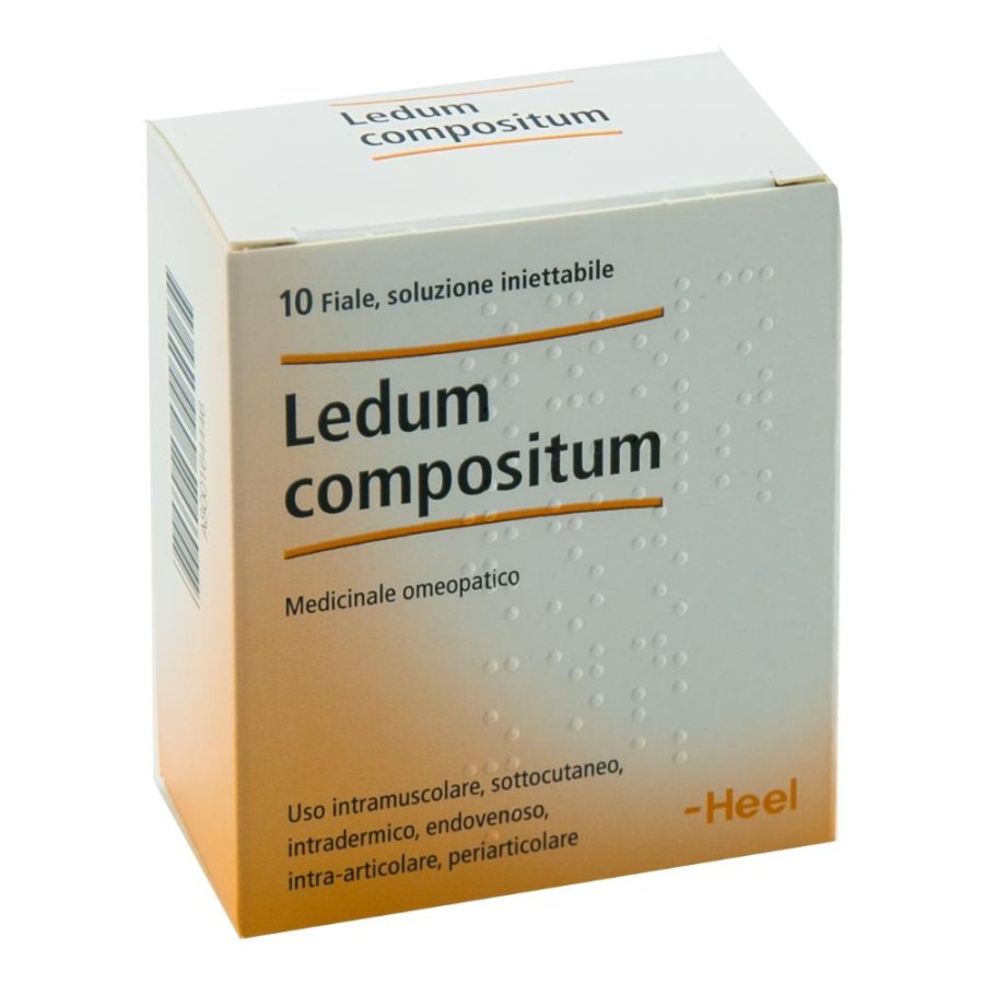GUNA Ledum Compositum Heel Soluzione Iniettabile Medicinale Omeopatico 10 Fiale