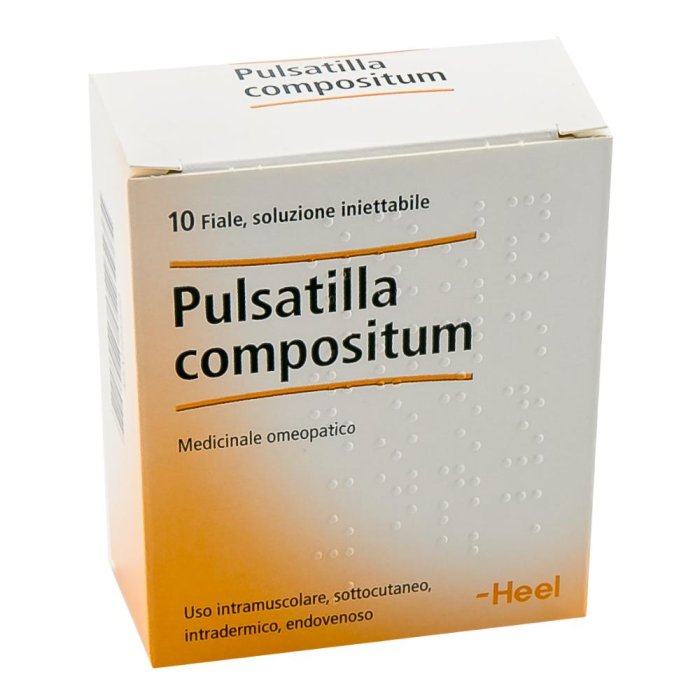 Heel Pulsatilla Comp Medicinale Omeopatico in Fiale 10 Pezzi da 2,2 Millilitri