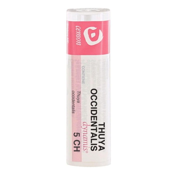 CME Thuya Occidentalis Tubo di Granuli Omeopatici Diluizione Centesimale Hahnemanniana 5 per Verruche e Benessere della Pelle