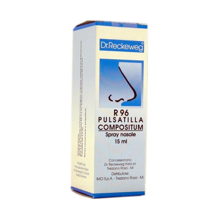 I.m.o.ist.med.omeopatica Reckeweg R96 Spray Nasale 15ml