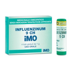 Imo Influenzinum 9 CH Granuli Omeopatici 4 Tubi da 1 g per Difese Immunitarie e Prevenzione Stagionale