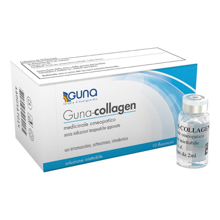 Guna Guna-collagen Medicinale Omeopativo Soluzione iniettabile 10 flaconcini