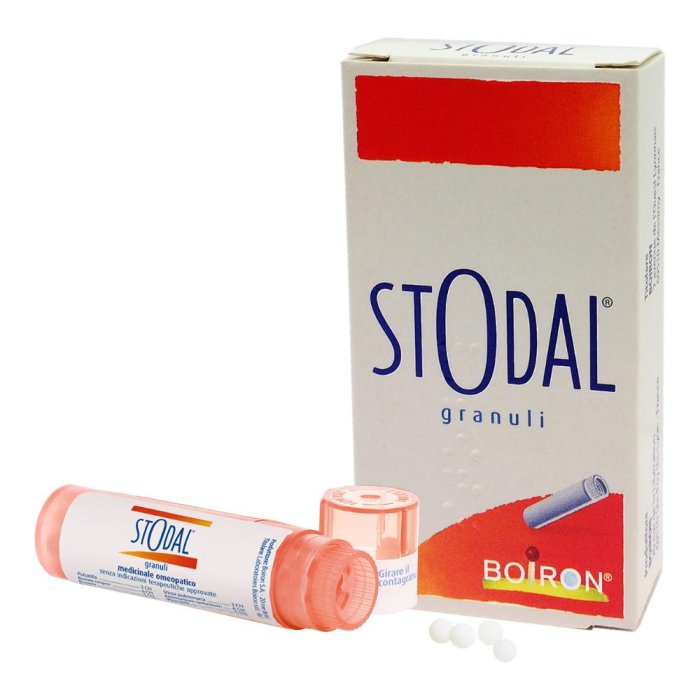 Stodal Boiron - Medicinale Omeopatico in Granuli per Tosse Secca e Produttiva 2 tubi 4 grammi