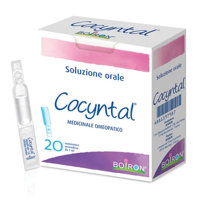 Boiron Cocyntal Soluzione Orale Medicinale Omeopatico 20 flaconcini