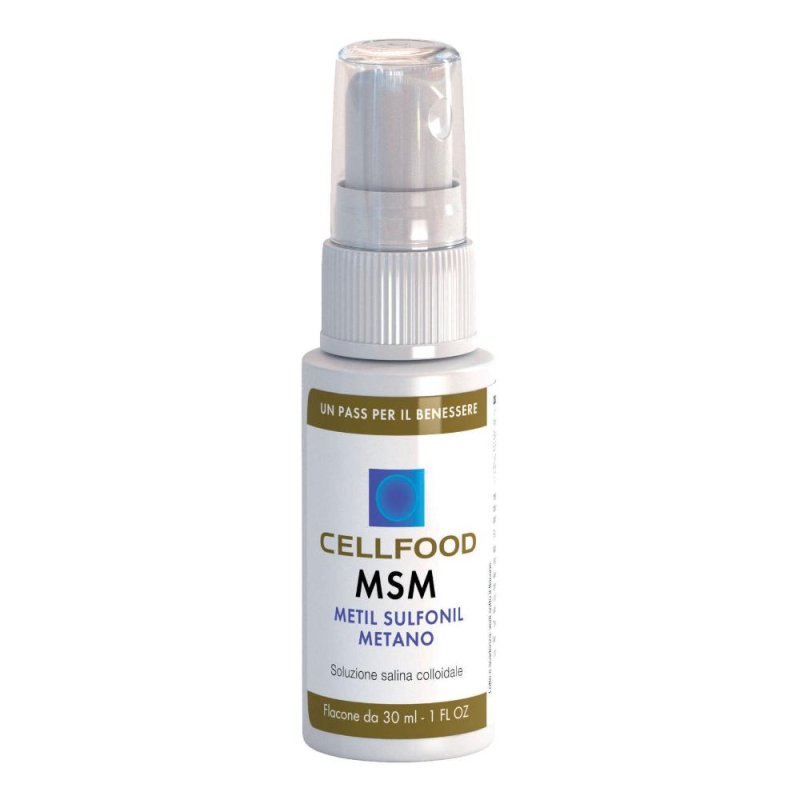 Epinutracell Cellfood Msm Metil Sulfonil Metano Soluzione Salina Colloidale 30 M
