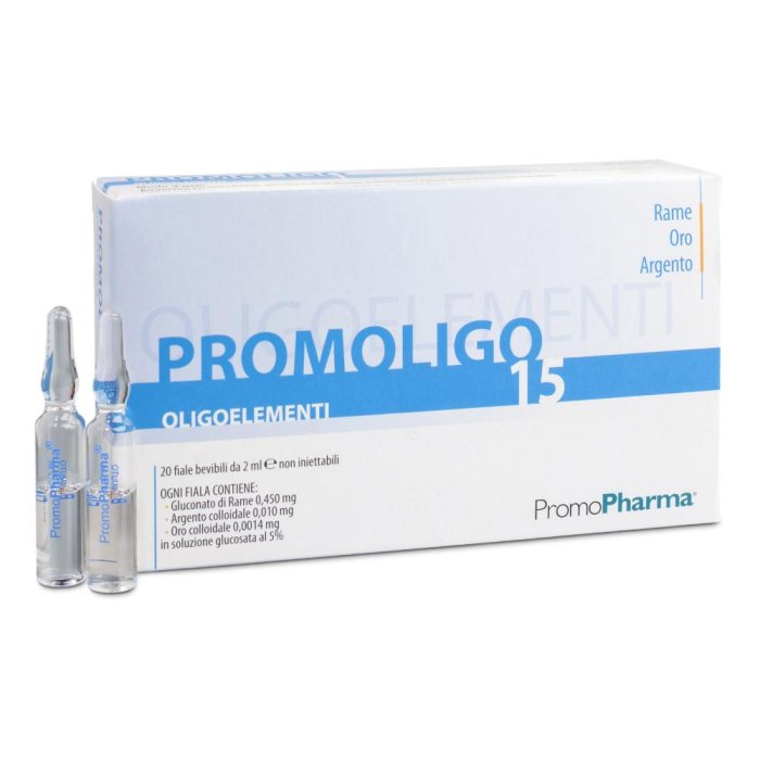 Promopharma Promoligo 15 Cu/au/ag 20f 2ml
