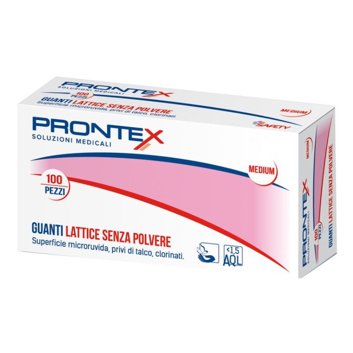 Prontex Guanti Visita In Lattice Naturale Senza Polvere Misura Media 100 Pezzi