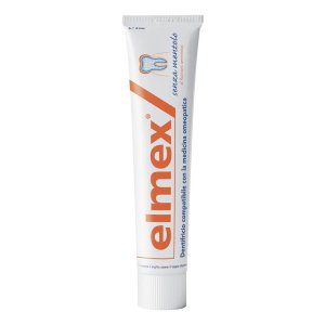 elmex  Igiene Dentale Quotidiana Dentifricio Classico Senza Mentolo 75 ml