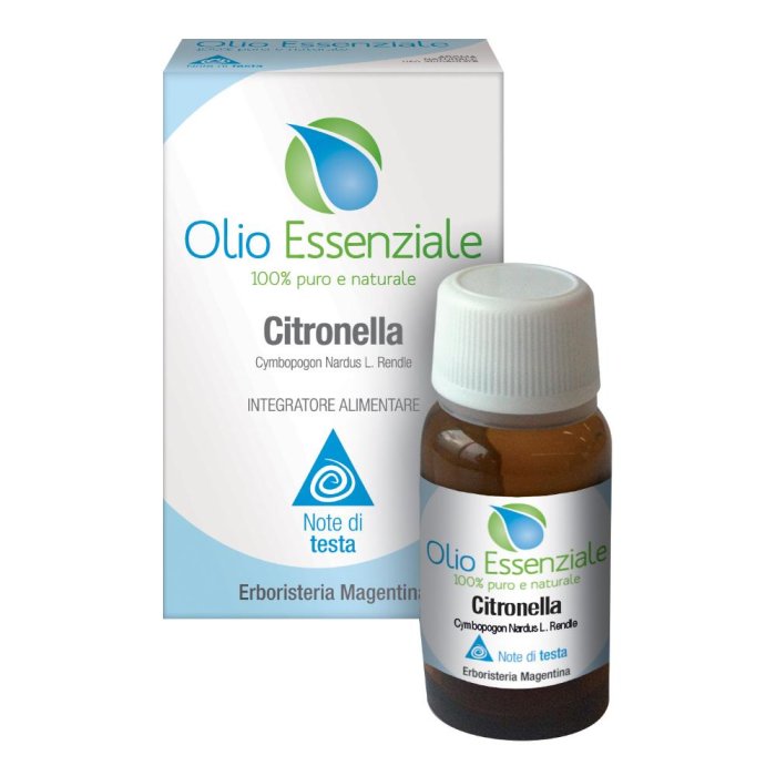 Olio Essenziale di Citronella Puro 10 ml – Naturale per Diffusori, Massaggi e Repellente Insetti