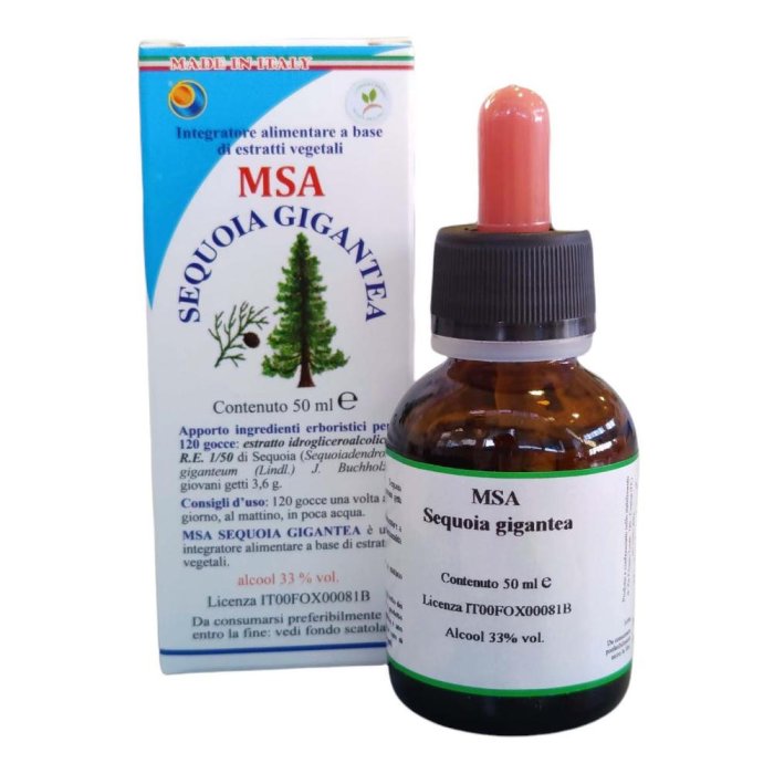 Herboplanet MSA Sequoia Gigantea Soluzione Idro-Glicero-Alcolica 50 ml