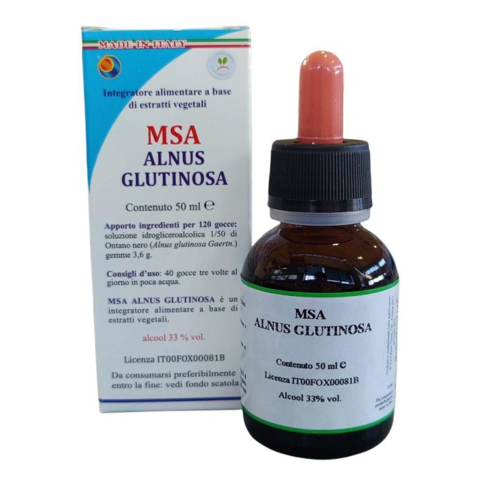 MSA Alnus Glutinosa 50 ml - macerato glicerico di ontano