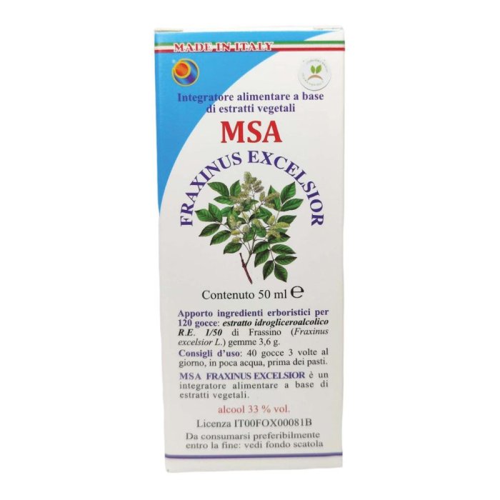 MSA Fraxinus excelsior 50 ml - preparato spagirico di frassino Fraxinus excelsior
