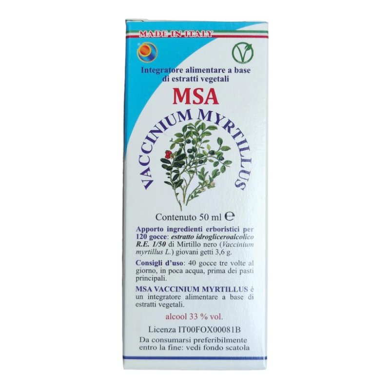 Warmia Orzech Vaccinium Myrtillus Integratore Naturale al Mirtillo 50 ml – Estratto Vegetale Liquido per il Benessere di Vista e Microcircolo