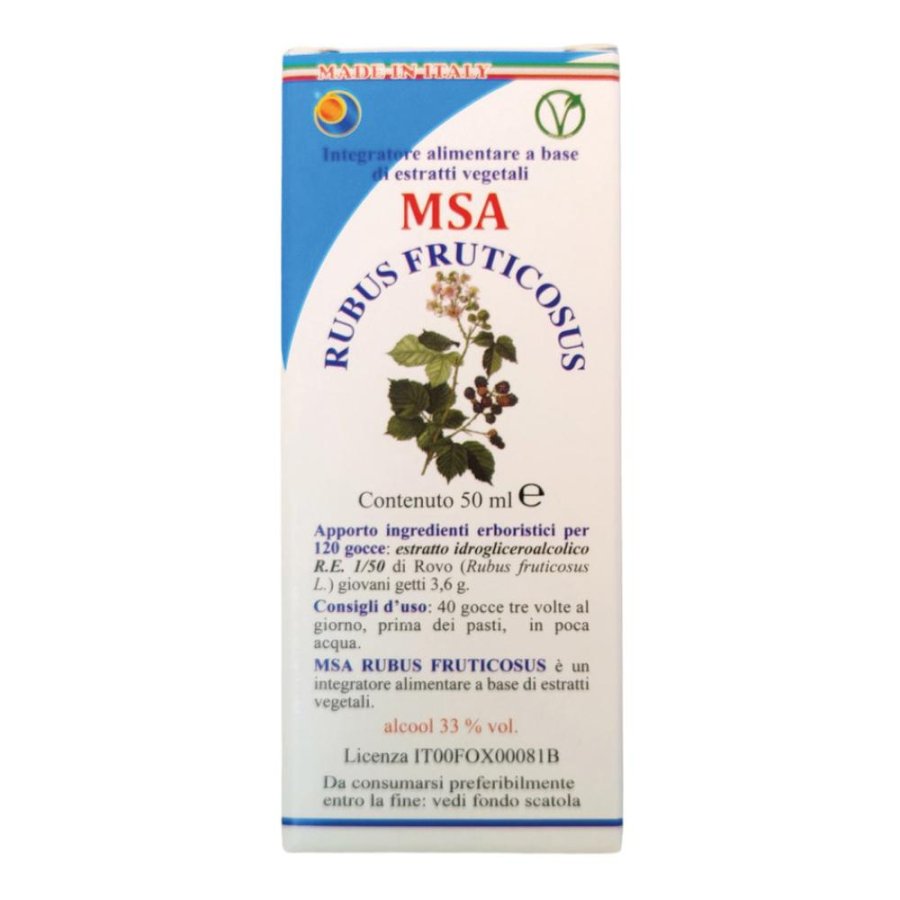 MSA Rubus Fructicosus 50 ml - macerato fitoterapico di rovo MSA Rubus Fructicosus 50 ml - macerato fitoterapico di rovo