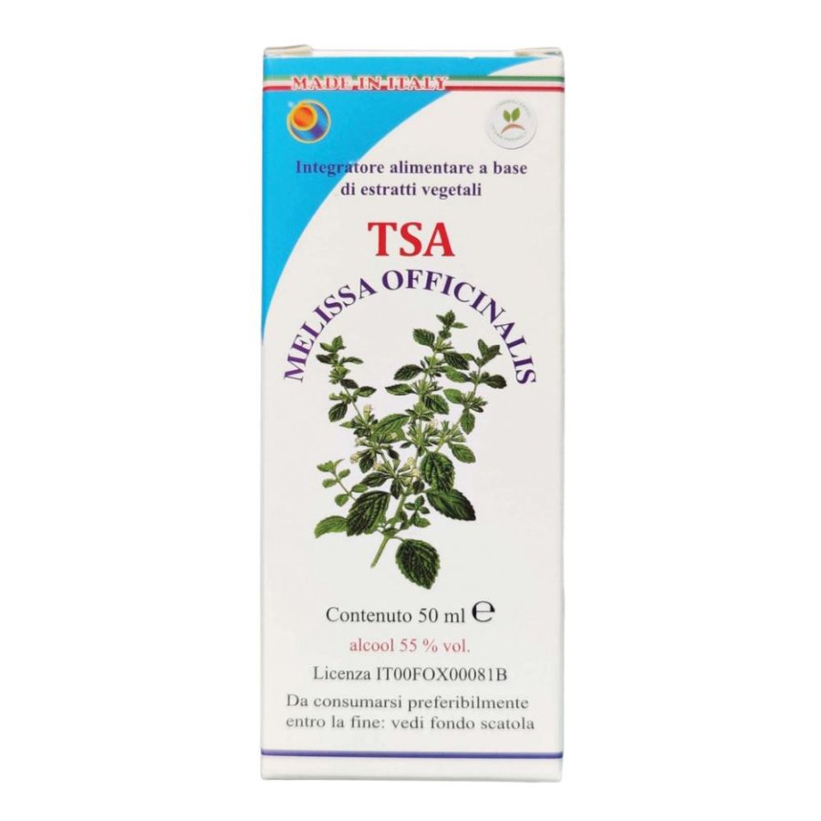 TSA Melissa Officinalis 50 ml - soluzione idroalcolica di melissa ad azione rilassante TSA Melissa Officinalis 50 ml - soluzione idroalcolica di melissa ad azione rilassante