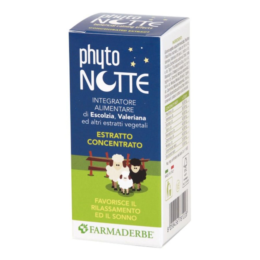 Farmaderbe Phytonotte - Estratto Concentrato Integratore Alimentare 50 ml Farmaderbe Phytonotte - Estratto Concentrato Integratore Alimentare 50 ml