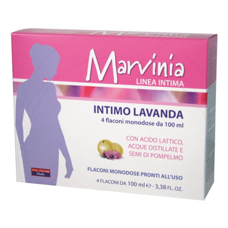 Vital Factors Marvinia Lavanda Vaginale 4 Flaconi Monouso 100 ml
