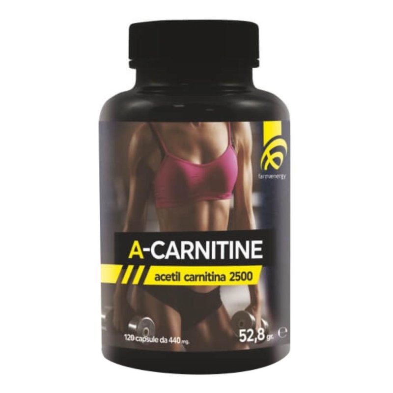 Acetil Carnitina 120 capsule integratore per energia e metabolismo muscolare