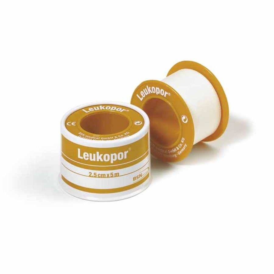 Essity Linea Medicazioni Specializzate Leukopor Cerotto in Rocchetto 2,5 x 500 cm Essity Linea Medicazioni Specializzate Leukopor Cerotto in Rocchetto 2,5 x 500 cm