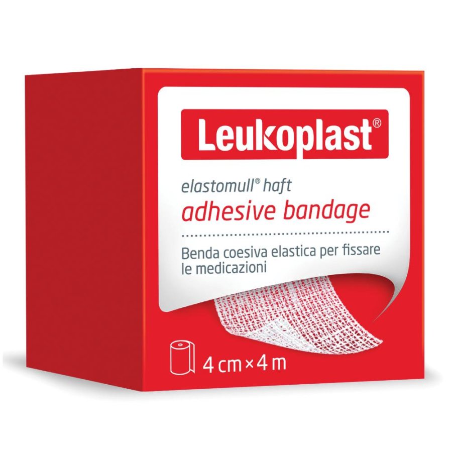 Benda Elastica Autoadesiva Elastomull Haft Compressione Forte 4x400 Cm