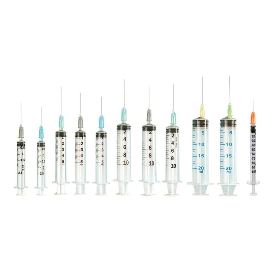 Safety Siringa 10 Ml Ago Gauge 22 Numero 12 Cono Centrale 1 Pezzo