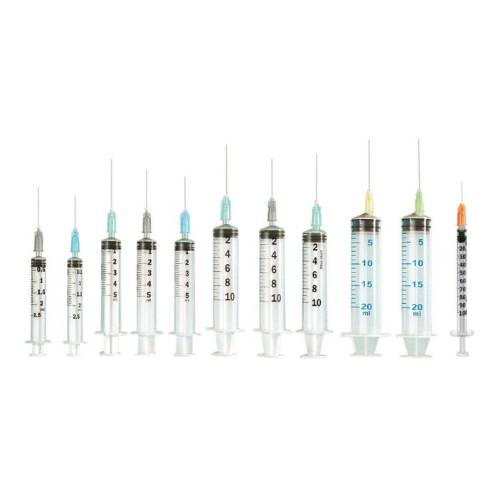 Safety Siringa Sterile Monouso G21 con ago n.2 1 siringa