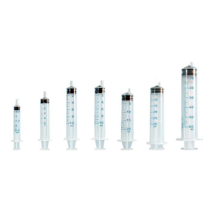 Siringa plastica sterile senza ago 20 ml Saf - siringa monouso per uso medico
