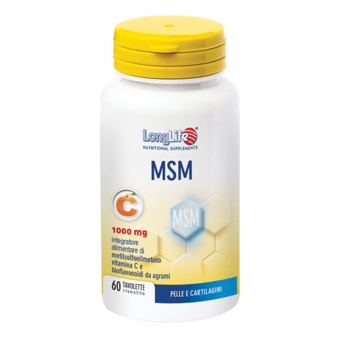 LongLife MSM Integratore Alimentare 60 Tavolette