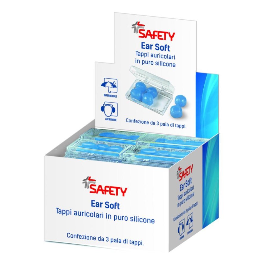 Safety Ear Soft Tappi Auricolari Sagomabili 3 paia