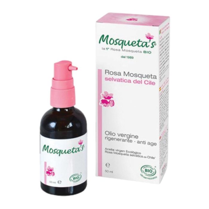 Olio di Rosa Mosqueta Bio Puro 50 ml – Trattamento Naturale Rigenerante Antirughe e Cicatrici per Viso e Corpo