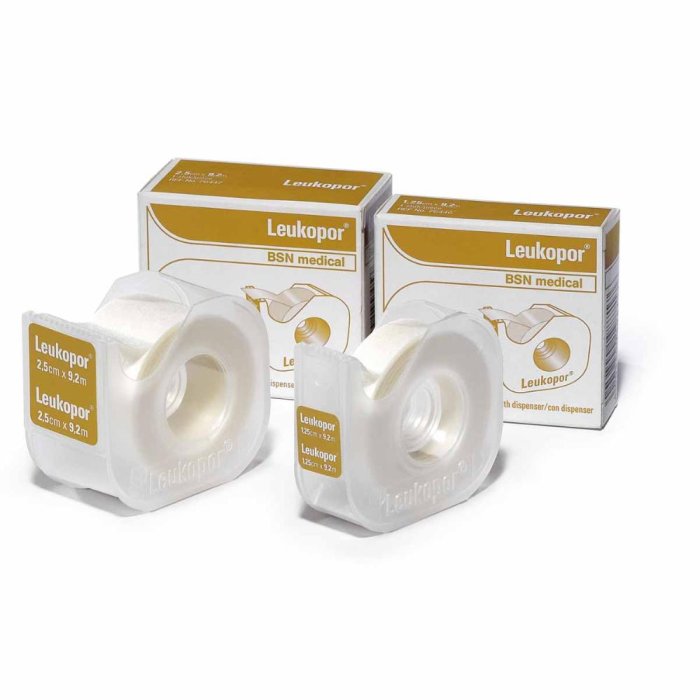 Leukopor Cura delle Ferite Cerotto in Rocchetto in Carta Speciale 1,25 x 920 cm