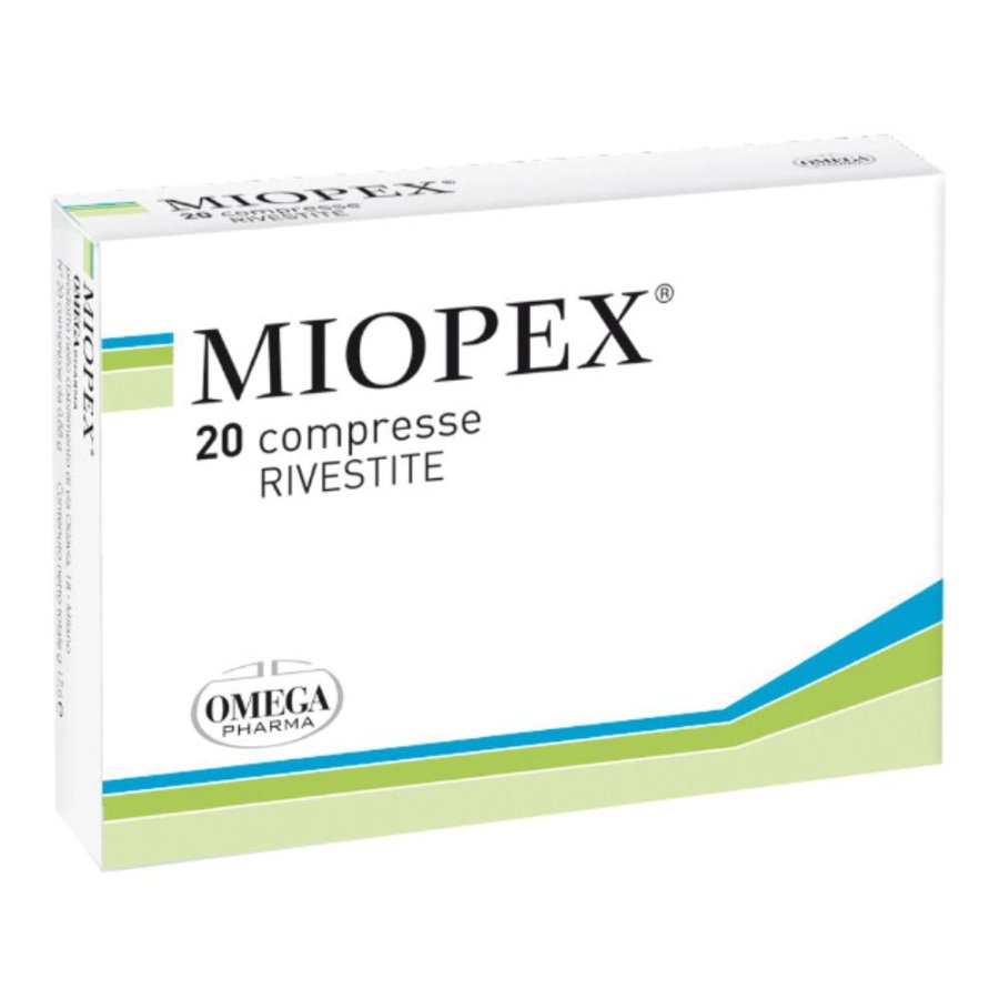 Omega Pharma Miopex Integratore Alimentare 20 Compresse Omega Pharma Miopex Integratore Alimentare 20 Compresse